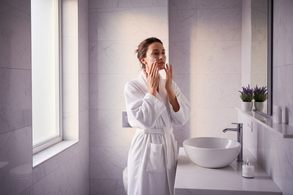 Rotina rápida de skincare de manhã em 3 passos